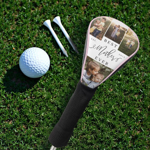 Funda Para Palo De Golf Mejor Madre del Mundo Guion Collage de Fotos Día d