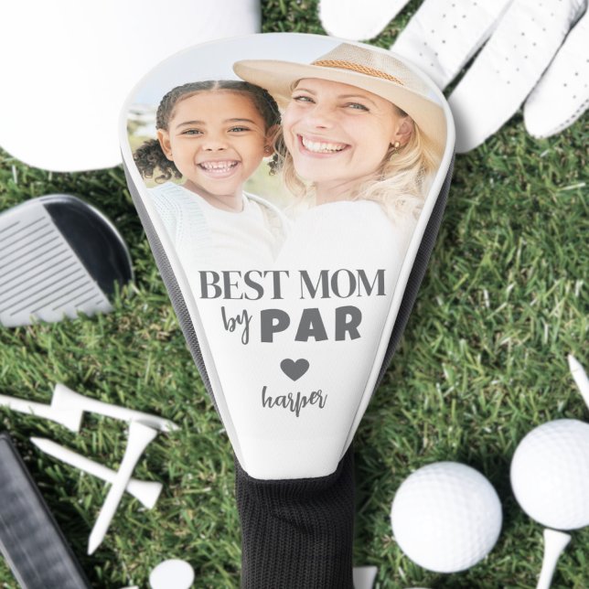 Funda Para Palo De Golf Mejor Madre Foto Madre Madre (Best Mom By Par Photo Mother Golf Head Cover)