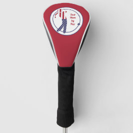Funda Para Palo De Golf Mejor mamá de Par| Jugador de golf Bandera America
