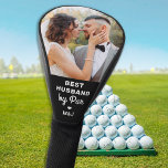 Funda Para Palo De Golf Mejor MARIDO Por Par Birthday Personalizado Photo<br><div class="desc">Mejor Esposo De Par... Personalizar estas tapas de cabeza de golf con sus iniciales favoritas de foto y monograma. ¡Un gran regalo para todos los maridos de golf y amantes del golf! DERECHOS RESERVADOS © 2020 Judy Burrows, Black Dog Art - Todos los derechos reservados . Mejor MARIDO Por Par...</div>
