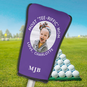 Funda Para Palo De Golf Mejor Monograma Personalizado de Foto Personalizad
