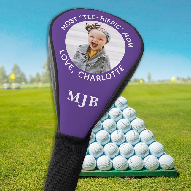 Funda Para Palo De Golf Mejor Monograma Personalizado de Foto Personalizad (Subido por el creador)