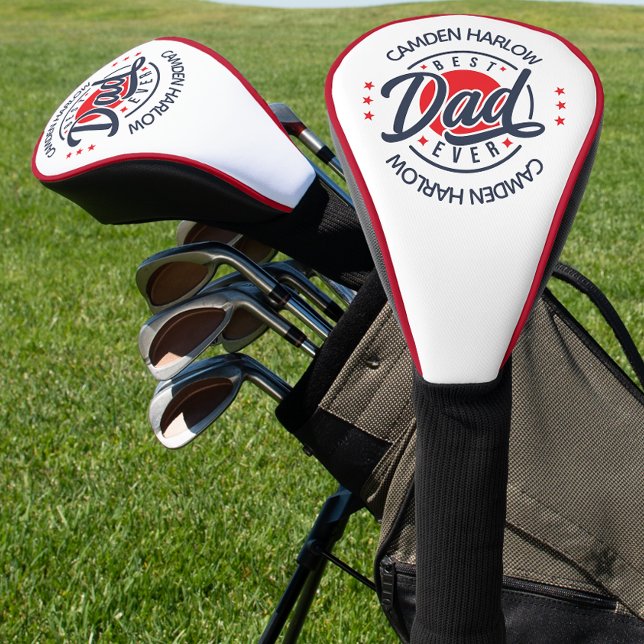 Funda Para Palo De Golf Mejor Padre Nombrar Azul Blanco Rojo (Subido por el creador)