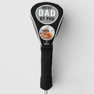 Funda Para Palo De Golf Mejor Papá De Par Golf Gift Custom Name Photo Blac