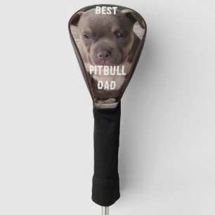 Funda Para Palo De Golf Mejor papá de pitbull, día del padre del perro
