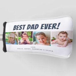 Funda Para Palo De Golf Mejor Papá Hasta 4 Fotos Tapa De Cabecera De Golf
