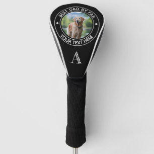 Funda Para Palo De Golf Mejor Papá Monograma Por Perro Par Foto Personaliz