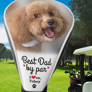 Funda Para Palo De Golf Mejor Papá Perro Por Foto Nombre Huella de Pata Pe