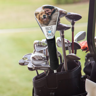 Funda Para Palo De Golf Mejor Papá Perro Por Par   Foto Personalizada Día 