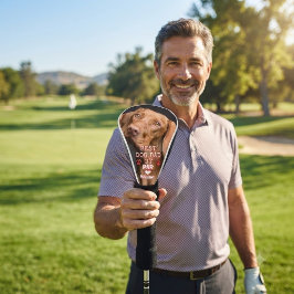 Funda Para Palo De Golf Mejor Papá Por Par Foto Perro
