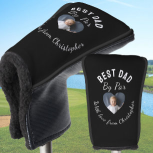 Funda Para Palo De Golf Mejor Papá Por Par Foto Personalizada De Niños Neg