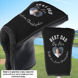 Funda Para Palo De Golf Mejor Papá Por Par Foto Personalizada De Niños Neg