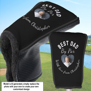 Funda Para Palo De Golf Mejor Papá Por Par Foto Personalizada De Niños Neg