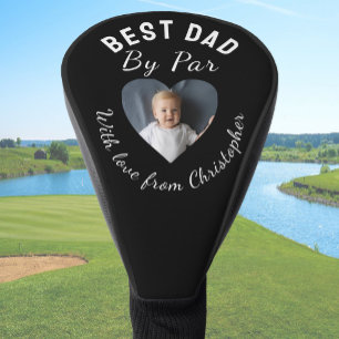 Funda Para Palo De Golf Mejor Papá por Par Foto Personalizada Verde Negro