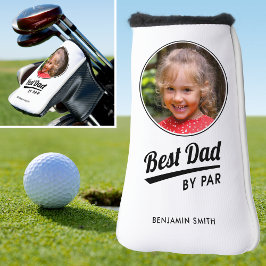 Funda Para Palo De Golf Mejor papá por Par Kid's Photo Name White Putter