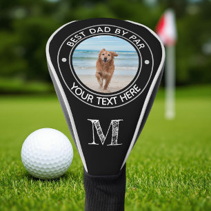 Funda Para Palo De Golf Mejor Papá por Par Perro Foto Personalizada Monogr