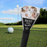 Funda Para Palo De Golf Mejor Papá por Par Personalizado 4 collage de foto<br><div class="desc">Celebra el amor de papá por el golf con la cubierta de la cabeza del Personalizado 4 Photo Modern Father's Day. Personalízalo con 4 fotos favoritas, creando un regalo único y atento que apreciará en el campo de golf. Dale a papá un toque especial de estilo y sentimentalidad con este...</div>