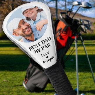 Funda Para Palo De Golf Mejor Papá Por Par Personalizado Photo Golf Lover 