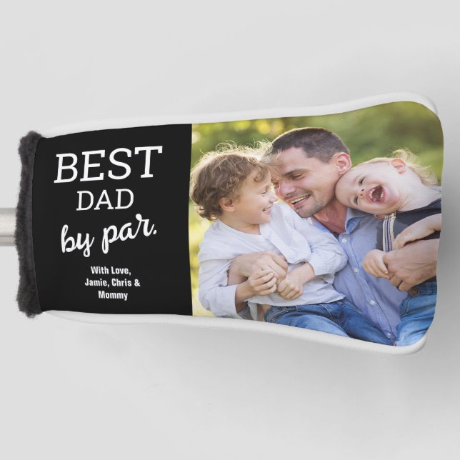 Funda Para Palo De Golf Mejor papá por Par Photo Modern's Day Personalizad (Anverso)