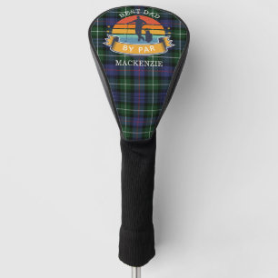 Funda Para Palo De Golf Mejor Papá Por Par Plaid MacKenzie Green Purple