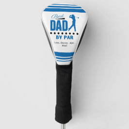 Funda Para Palo De Golf Mejor Papá Por PAR Retro Font