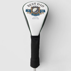 Funda Para Palo De Golf Mejor Papá Por Par Seal Elegante Personalizado