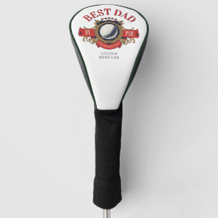 Funda Para Palo De Golf Mejor Papá Por Par Seal Elegante Personalizado
