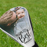 Funda Para Palo De Golf Mejor Papi del Mundo | Foto<br><div class="desc">Celebra al hombre que siempre ha estado ahí para apoyarte con nuestra portada de fotografía "El mejor papi del mundo". Un regalo extraordinario para el Día del Padre, cumpleaños, o simplemente para expresar tu amor. Esta cubierta combina un diseño simplista y moderno con toques personalizados para hacer un regalo que...</div>