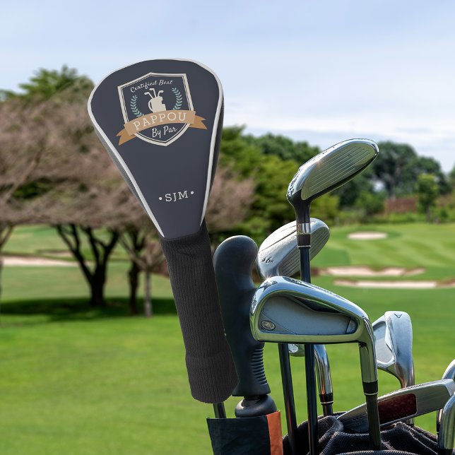 Funda Para Palo De Golf Mejor Pappou by Par | Monograma (Subido por el creador)