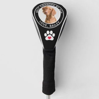 Funda Para Palo De Golf MEJOR Perro GRANDPA Por Par | Foto personalizada