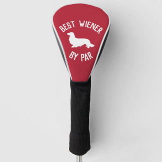 Funda Para Palo De Golf Mejor Perro Wiener de Cabello Largo por Cubierta d