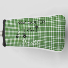 Funda Para Palo De Golf Mejor Placa Verde Golfer