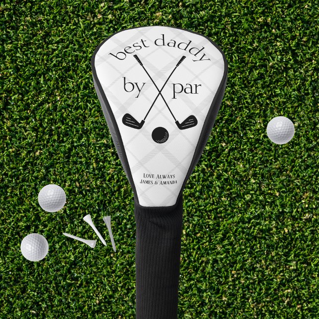 Funda Para Palo De Golf Mejor regalo de Par para él (Best by Par Golf Driver Head Cover. Perfect gift for Birthday, Retirement or Father's Day!)