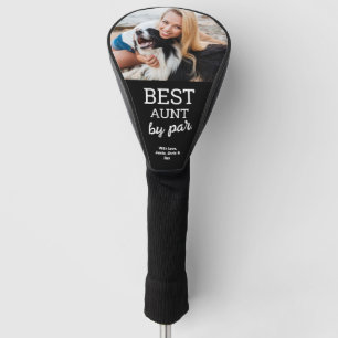 Funda Para Palo De Golf Mejor tía de Par Personalizado Photo Modern