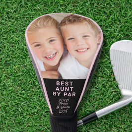 Funda Para Palo De Golf Mejor Tía De Par Photo Black Pink