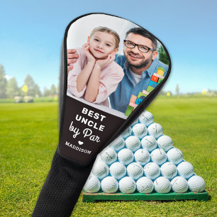 Funda Para Palo De Golf Mejor TÍO de Par Personalizado Foto Día del Padre