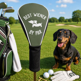 Funda Para Palo De Golf Mejor Wiener de Par Cubiertas para Cabeza de Palos