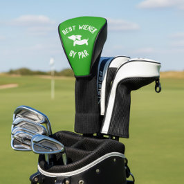 Funda Para Palo De Golf Mejor Wiener de Par Punny Dachshund cubierta de ca