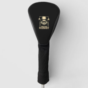 Funda Para Palo De Golf Meowboy Cat Cowgirl Meow Howdy Halloween Cos