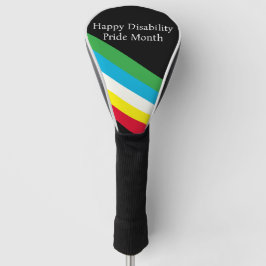 Funda Para Palo De Golf Mes del Orgullo de la Discapacidad Feliz