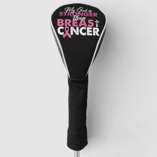 Funda Para Palo De Golf Mi Dios Es Más Fuerte Que El Cáncer De Mama Cristi