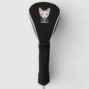 Funda Para Palo De Golf Mi Gato Es Mi Terapia