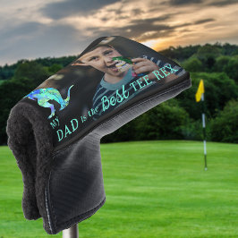 Funda Para Palo De Golf Mi papá es la mejor camiseta Tee Rex Foto de niños