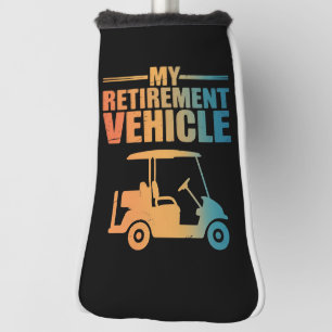 Funda Para Palo De Golf Mi Vehículo de Jubilación Carrito de Golf Golfista