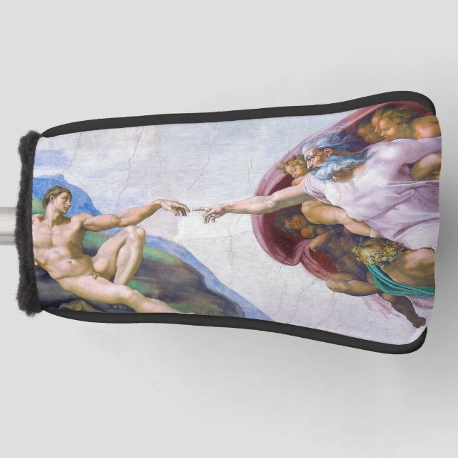 Funda Para Palo De Golf Miguel Ángel - Creación de Adam aislado (Anverso)