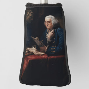 Funda Para Palo De Golf Miniatura del Retrato, Benjamin Franklin Padre Fun