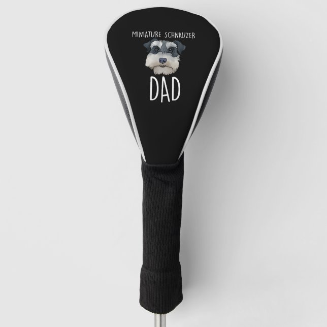 Funda Para Palo De Golf Ministra Schnauzer Dad (Anverso)