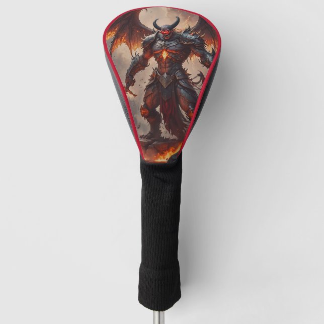 Funda Para Palo De Golf Mítico Fiery Demon (Anverso)