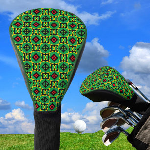 Funda Para Palo De Golf Moda Jamaica Golf, Hearts & Jamaica Flag