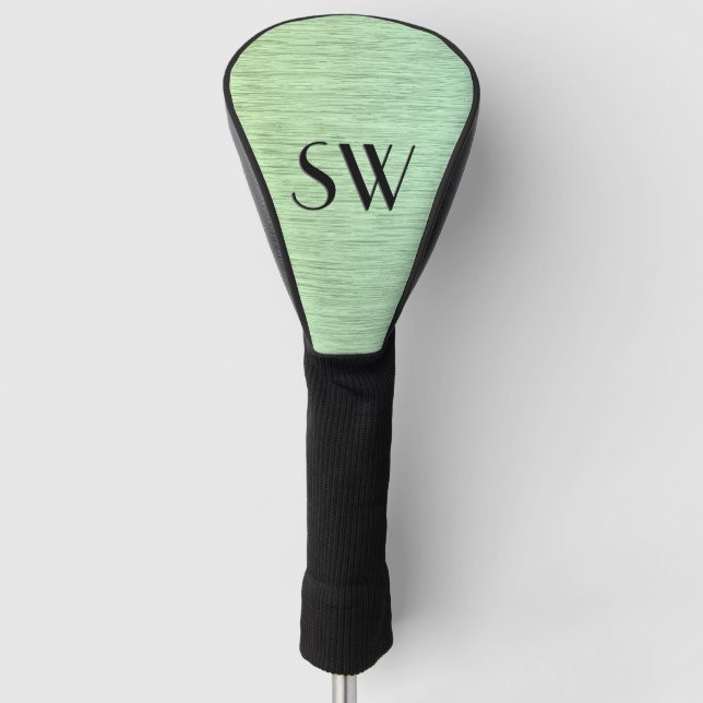 Funda Para Palo De Golf Moda Texto estático verde inicial (Anverso)